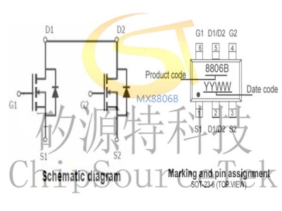 MX8806B SOT23-6